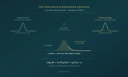 The Nonlinear Schrödinger Equation — How a Wave Learns to Hold Its Shape