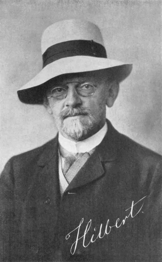 Photograph of David Hilbert, the German mathematician, taken before 1912