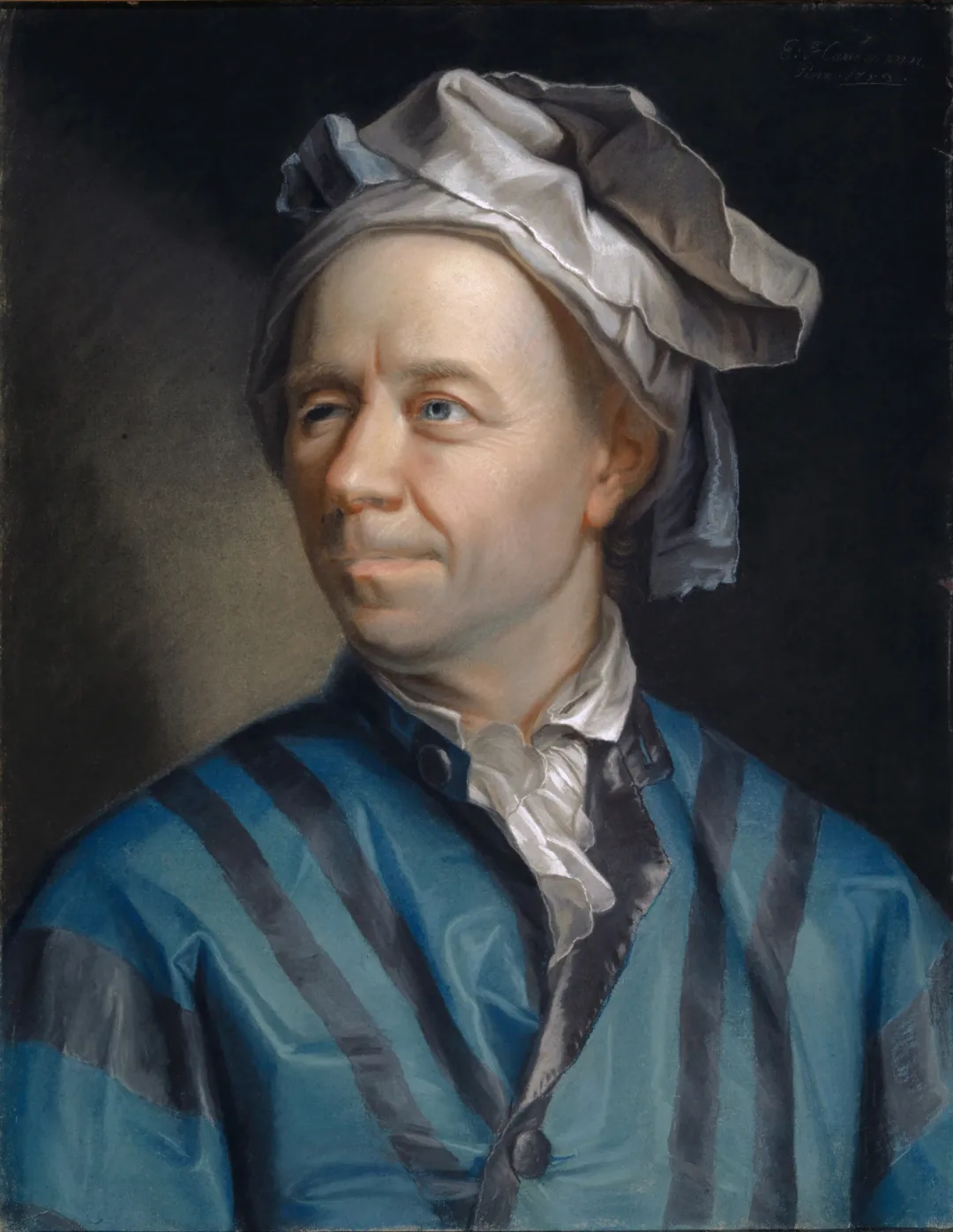 Portrait of Leonhard Euler, the 18th-century mathematician, painted by Jakob Emanuel Handmann in 1753