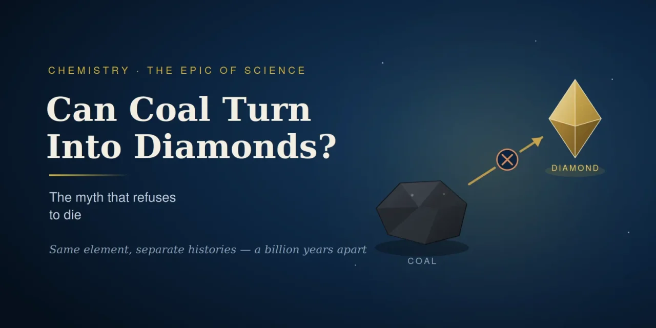 Can Coal Really Turn Into Diamonds? — The Myth That Refuses to Die