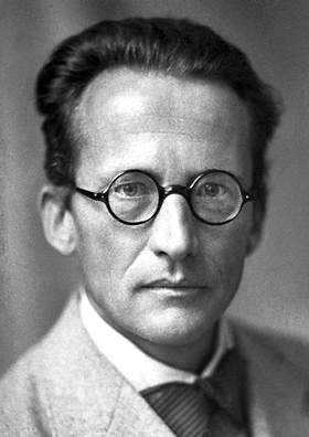 ortrait of Erwin Schrödinger, the Austrian physicist whose 1935 thought experiment gives John Gribbin's book its title.