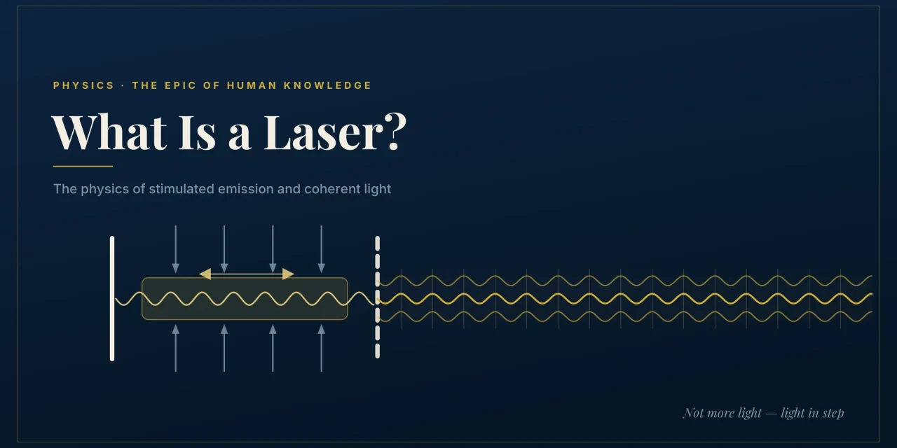 What Is a Laser? — The Physics of Light Amplification